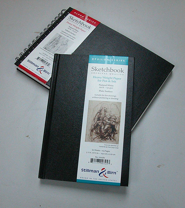 Stillman & Birns Black Paper 5x7inch (10 sheets) - John Neal Books
