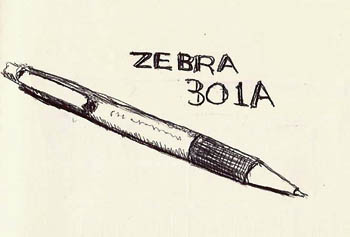Zebra 301A ballpoint pen